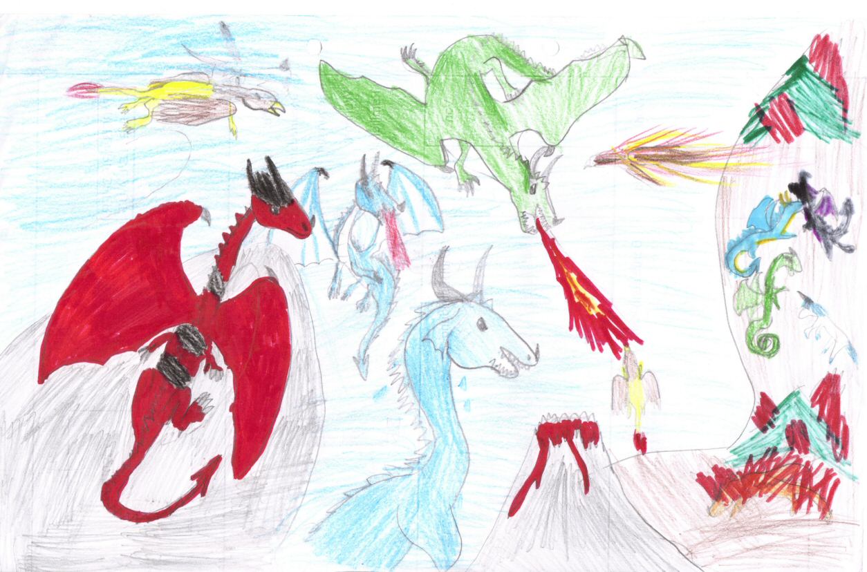 Drachenkampf - von Lisamarie Oelmann