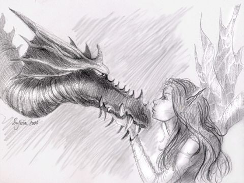 Stibitzi und der (einen Moment sp�ter verlegene) Moordrache ;-)